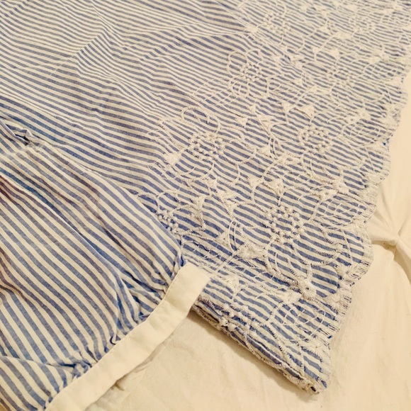 Banana Republic blue and white striped tunic - Picture 5 of 6
